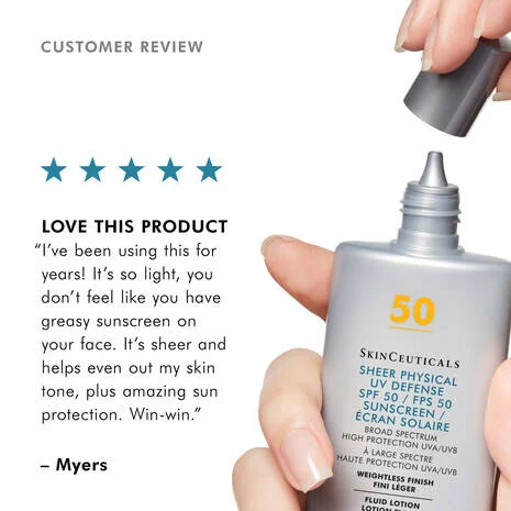 SkinCeuticals Sheer Physical UV Defense SPF 50 - Image 3
