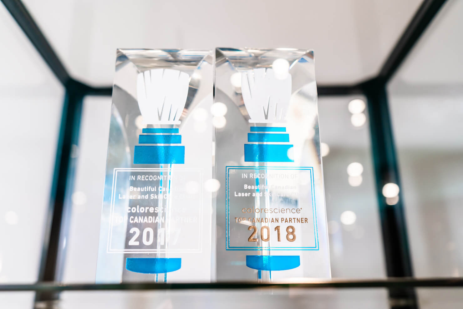 Colorescience provider award for bc laser and skincare in Surrey BC