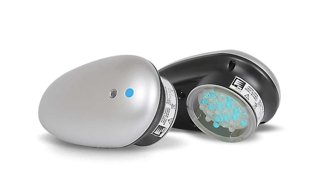 HydraFacial blue LED light therapy system hand-pieces