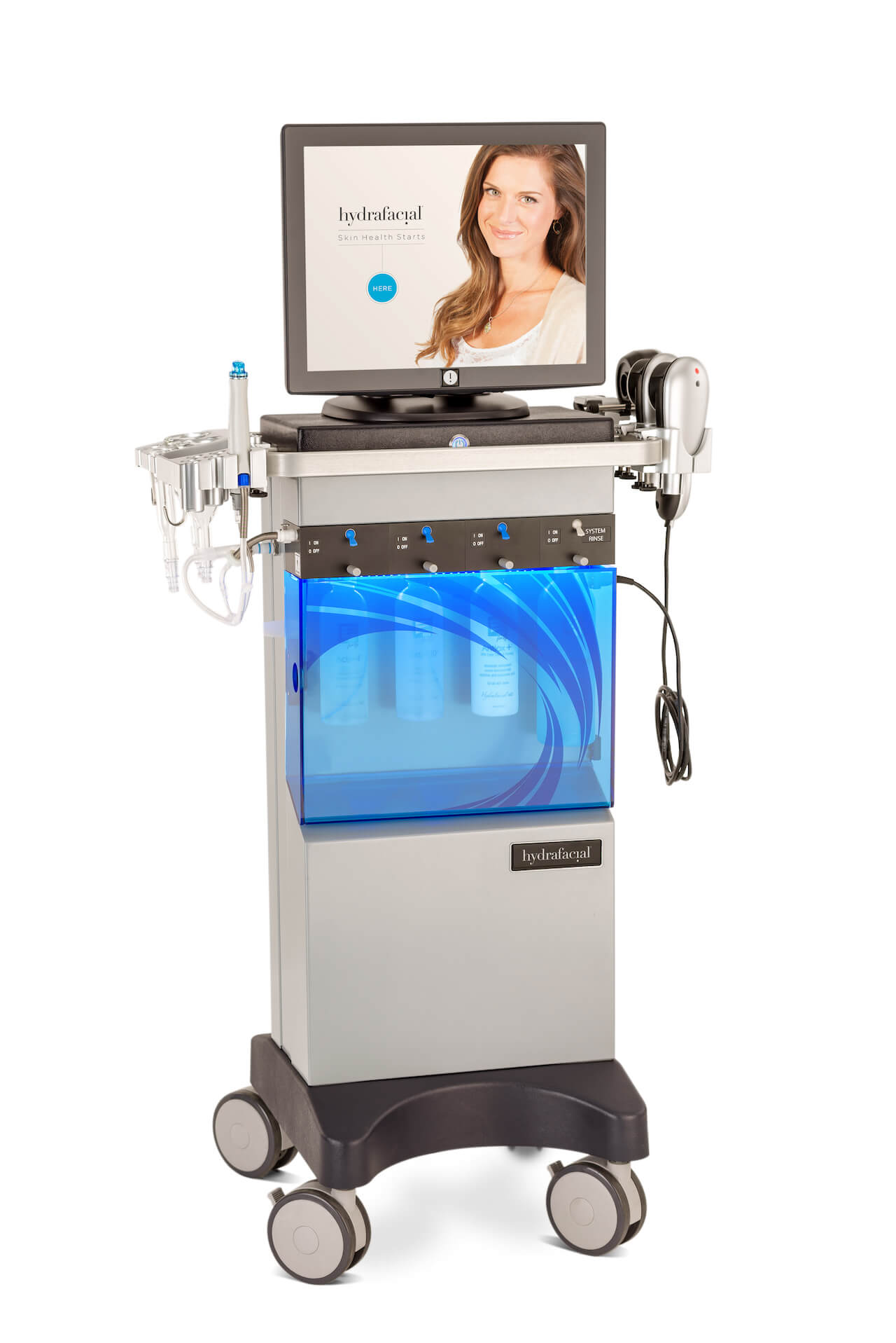 HydraFacial system machine isolated on white