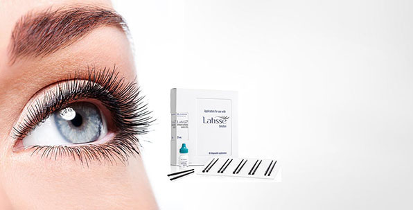 latisse eyelash growth solution product image with eyelashes