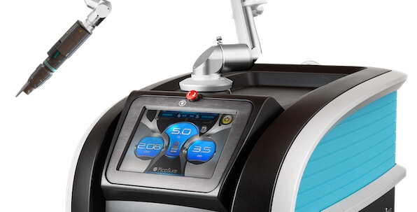 picosure tattoo removal and cosmetic machine isolated on white