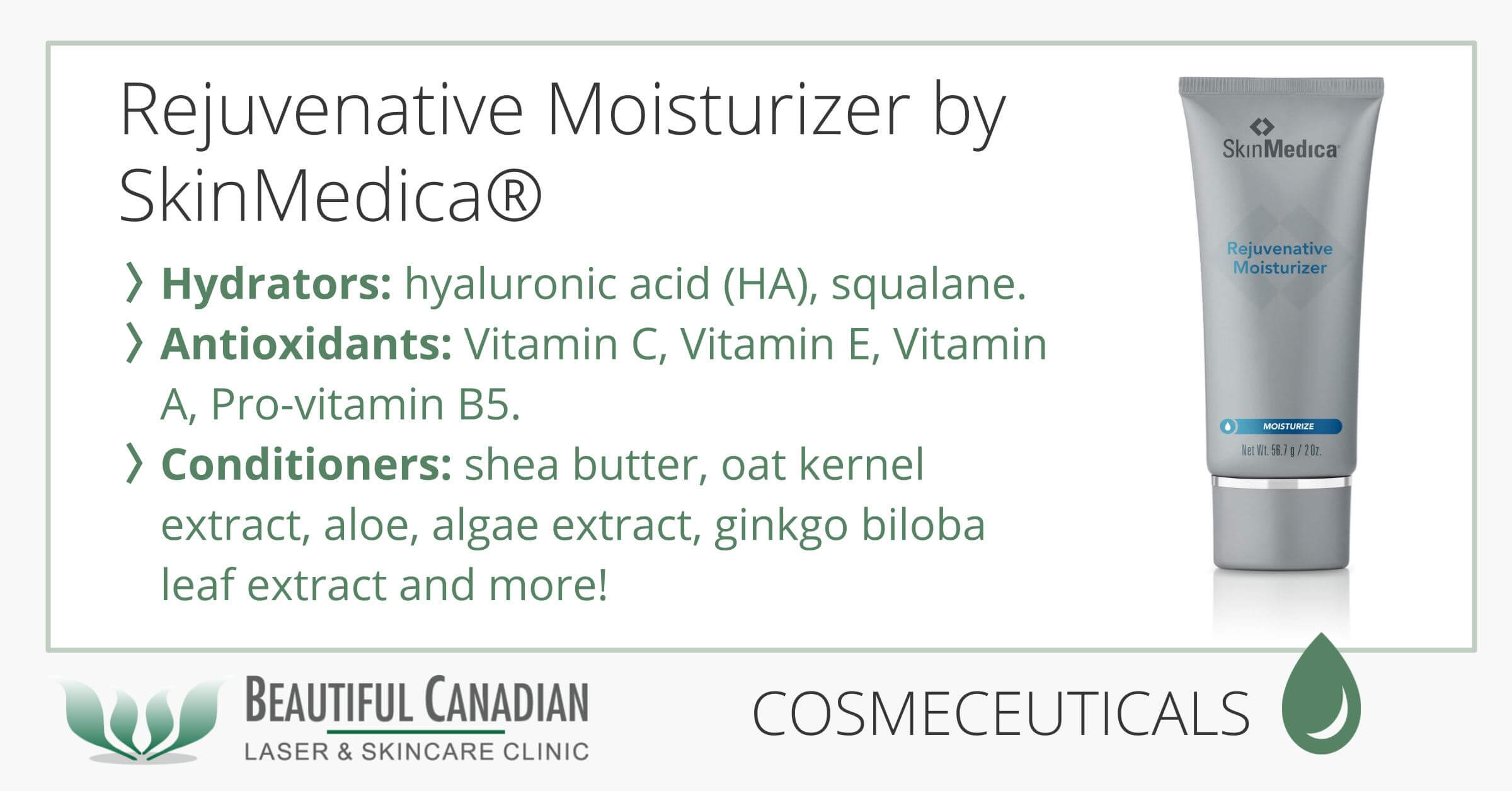 Rejuvenative Moisturizer by SkinMedica® AntiAging Face Cream Buy Online in Canada