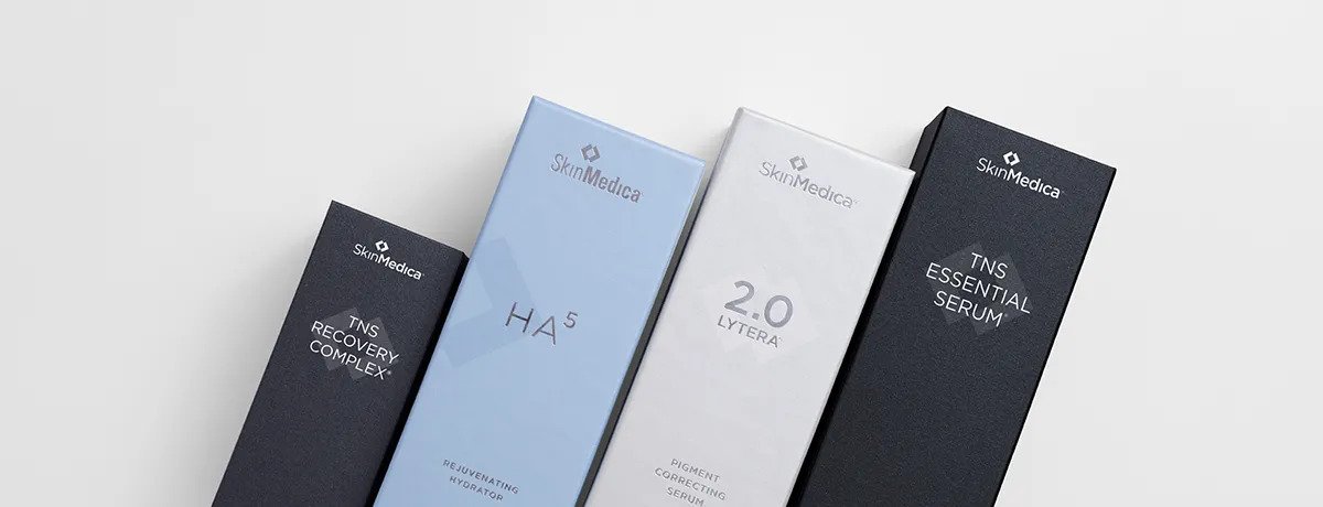 SkinMedica boxed collection of high end skincare products - sold in Surrey BC