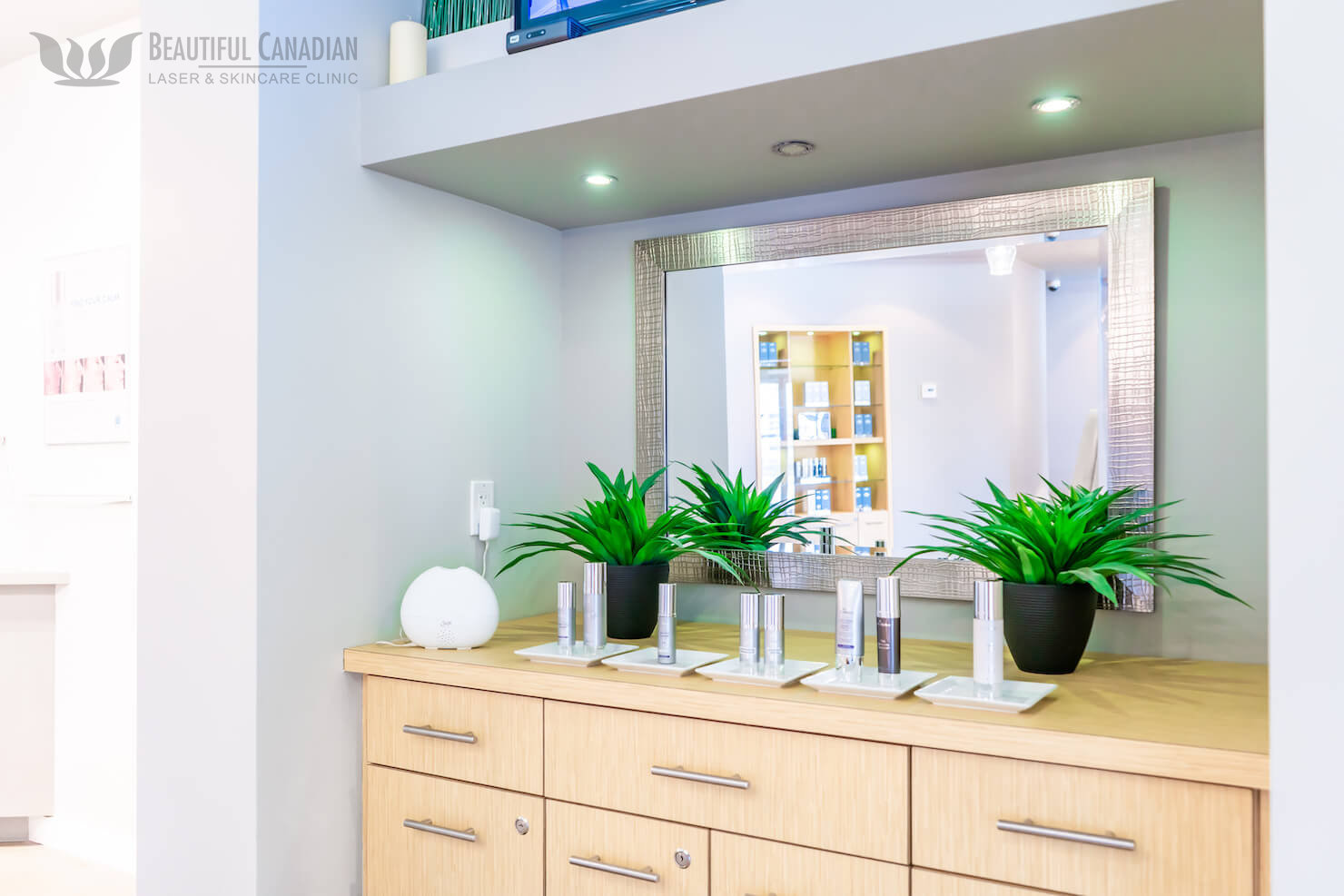 We carry a full range of high-end skin care