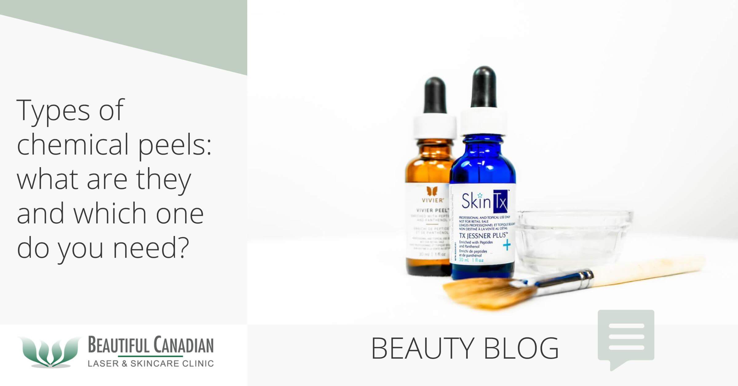 Types of chemical peels what are they and which one do you need?